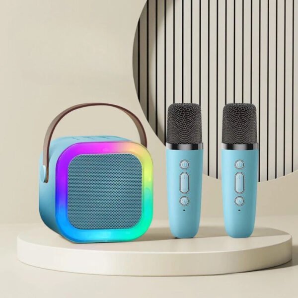 Karaokê caixa de som com 2 microfone Bluetooth K12 - Image 3