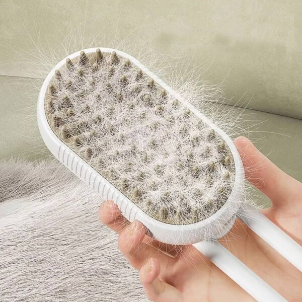 Escova Pet a Vapor Gatos Cães Tira Pêlos Pentes De Massagem Animais De Estimação - Image 5